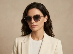 BS2012-2753_Brown_Geometric_Metal_Sunglasses-tryon_female