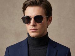 BS2012-2756_Tortoiseshell_Geometric_Metal_Sunglasses-tryon_male