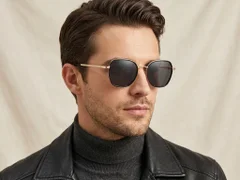 BS2012-2771_Black_Oval_Metal_Sunglasses-tryon_male