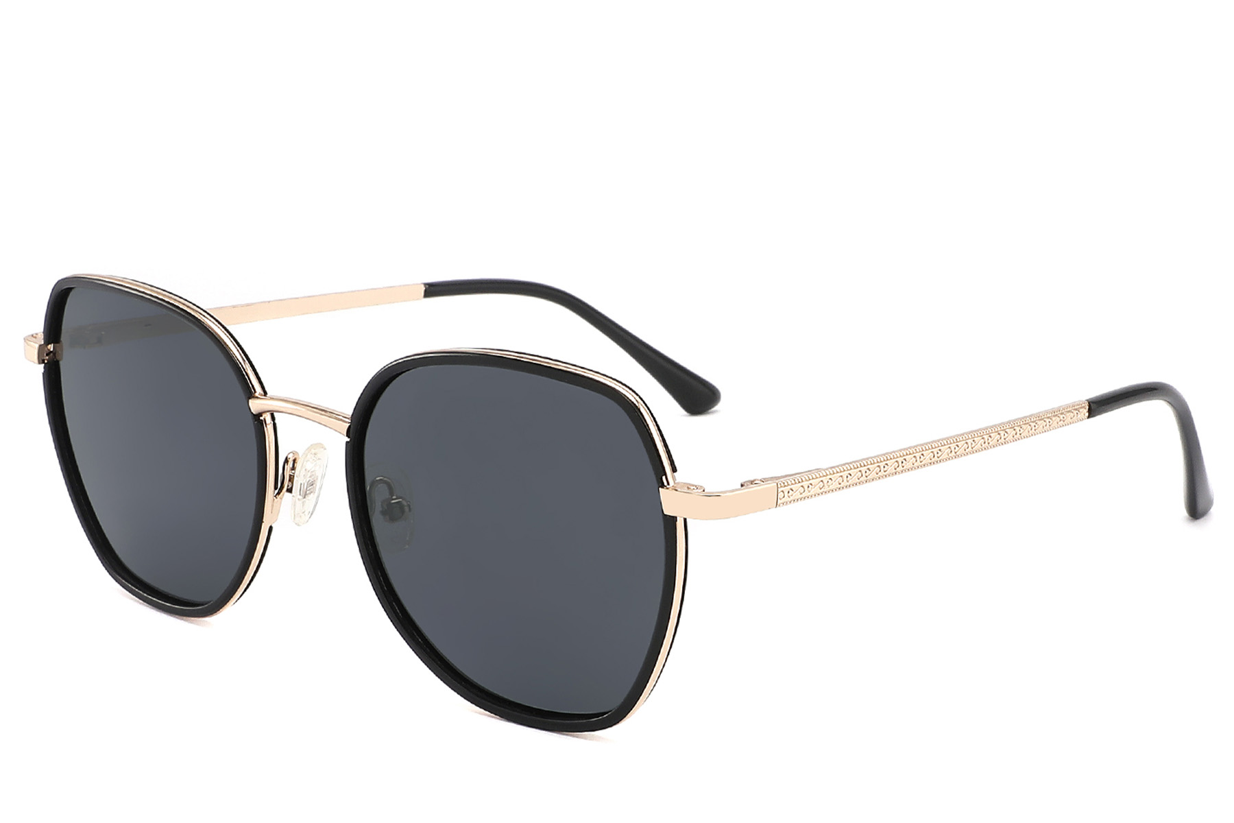 BS2012-2771_Black_Oval_Metal_Sunglasses_corner