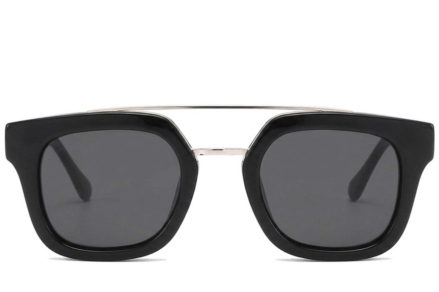 BS2012-2796_Black_Aviator_Acetate_Sunglasses-front