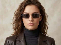 BS2012-2815_Golden_Rectangular_Metal_Sunglasses-tryon_female