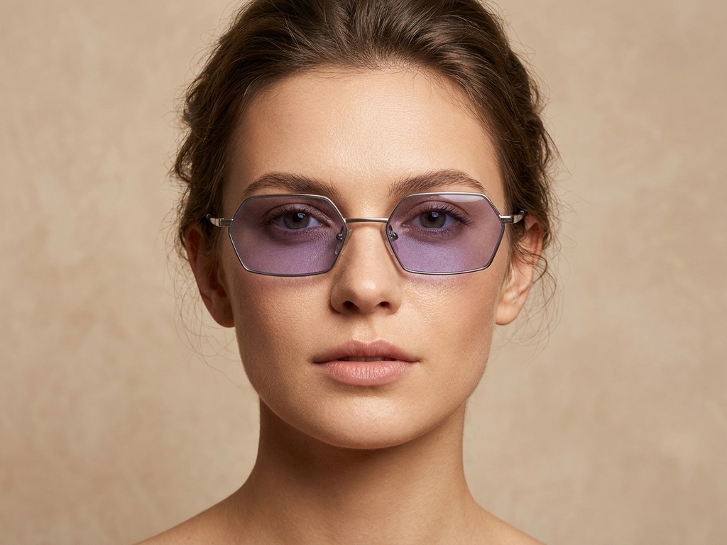 BS2012-2821_Grey_Geometric_Metal_Sunglasses-tryon_female