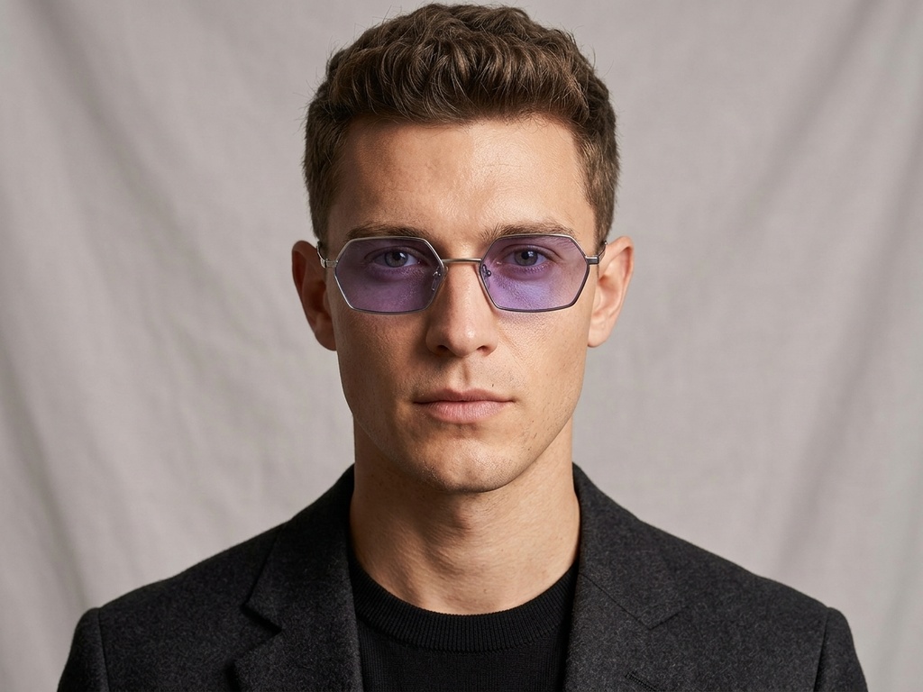 BS2012-2821_Grey_Geometric_Metal_Sunglasses-tryon_male