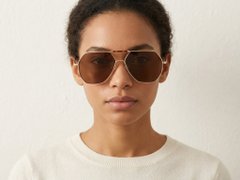 BS2012-2825_Golden_Aviator_Metal_Sunglasses-tryon_female