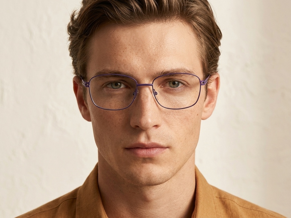 BS2012-2831_Purple_Rectangular_Metal_Glasses-tryon_male
