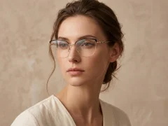 BS2012-2843_Black_Semi-rimless_Metal_Glasses-tryon_female