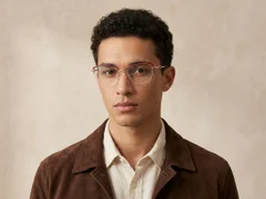 BS2012-2845_Red_Semi-rimless_Metal_Glasses-tryon_male