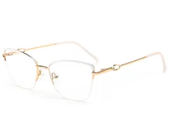 BS2012-2850_White_Semi-rimless_Metal_Glasses_corner