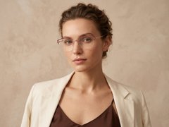 BS2012-2852_Purple_Semi-rimless_Metal_Glasses-tryon_female