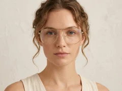 BS2012-2854_Golden_Aviator_Metal_Glasses-tryon_female