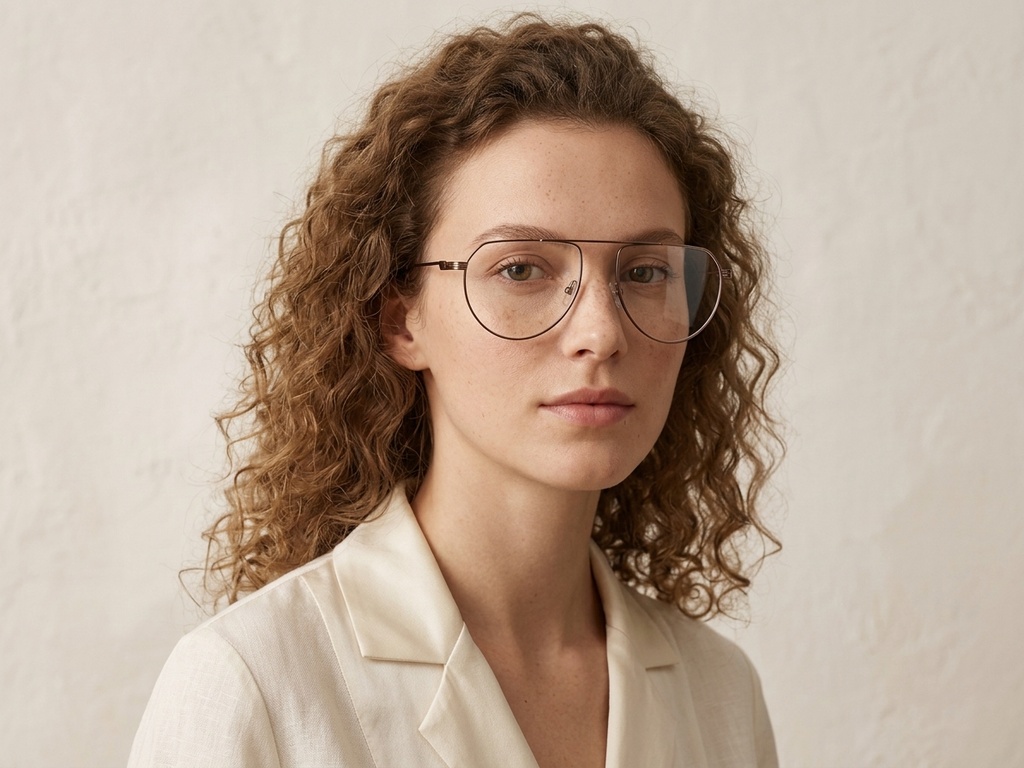BS2012-2855_Brown_Aviator_Metal_Glasses-tryon_female