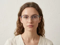 BS2012-2859_Blue_Semi-rimless_Metal_Glasses-tryon_female