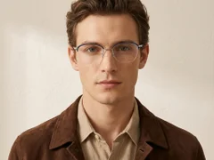 BS2012-2859_Blue_Semi-rimless_Metal_Glasses-tryon_male