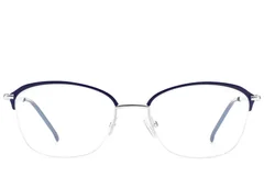 BS2012-2859_Blue_Semi-rimless_Metal_Glasses_front