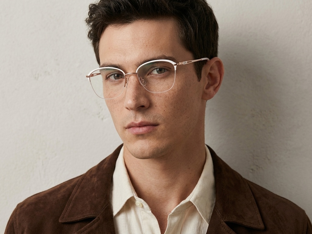 BS2012-2860_White_Semi-rimless_Metal_Glasses-tryon_male