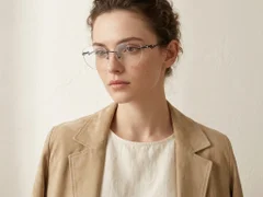 BS2012-2863_Black_Invisible_Metal_Glasses-tryon_female