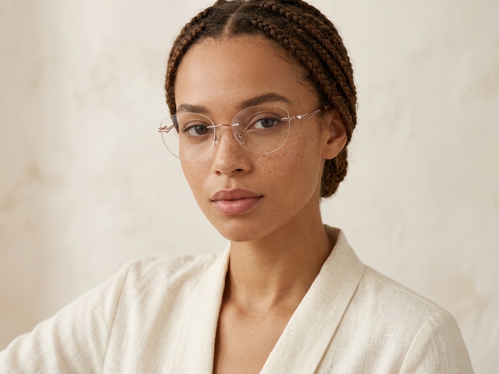 BS2012-2866_Pink_Invisible_Metal_Glasses-tryon_female