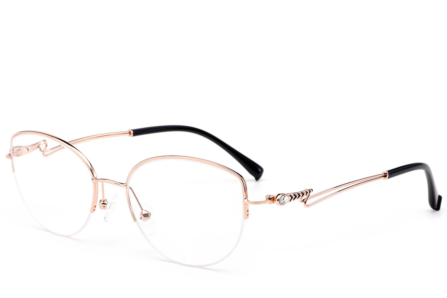BS2012-2869_Pink_Semi-rimless_Metal_Glasses_corner