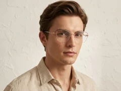 BS2012-2874_Pink_Semi-rimless_Metal_Glasses-tryon_male