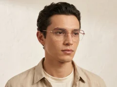 BS2012-2875_Red_Semi-rimless_Metal_Glasses-tryon_male