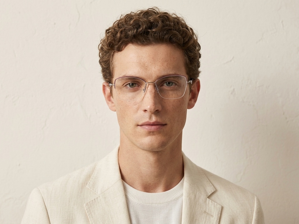 BS2012-2876_Purple_Semi-rimless_Metal_Glasses-tryon_male