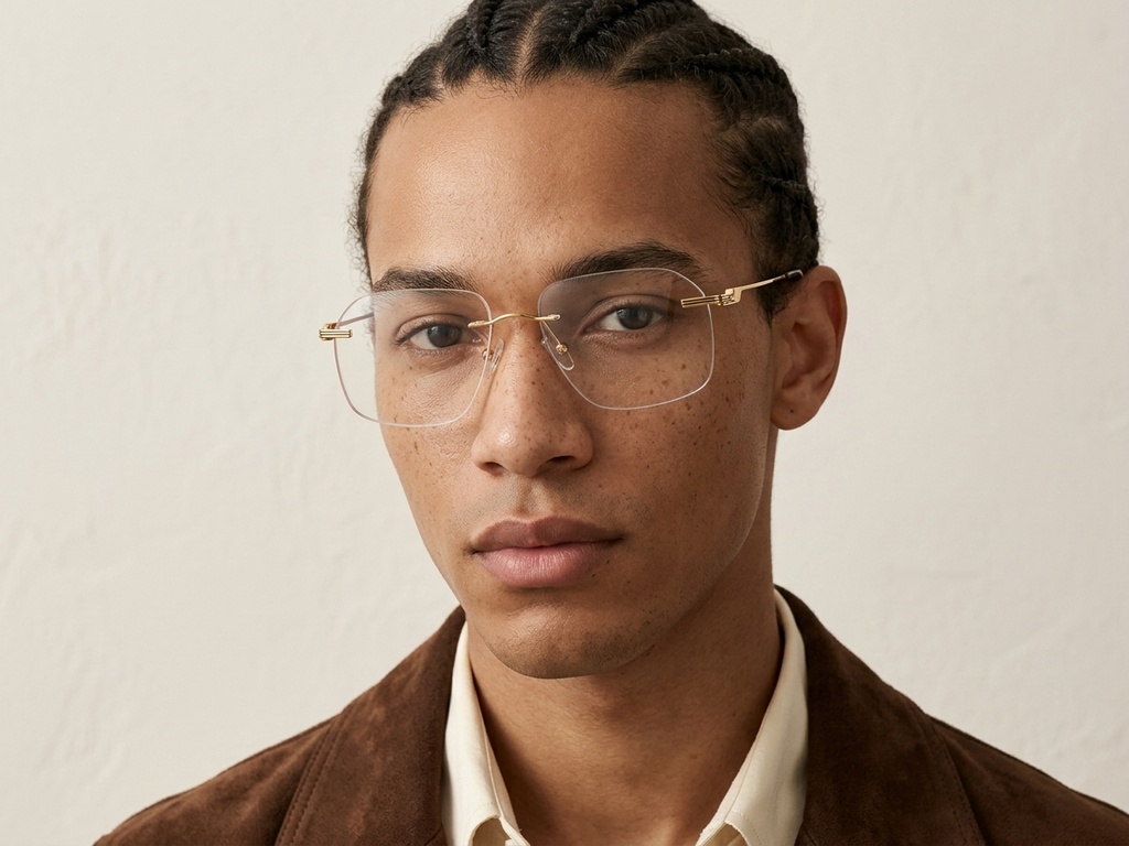 BS2012-2884_Golden_Invisible_Metal_Glasses-tryon_male