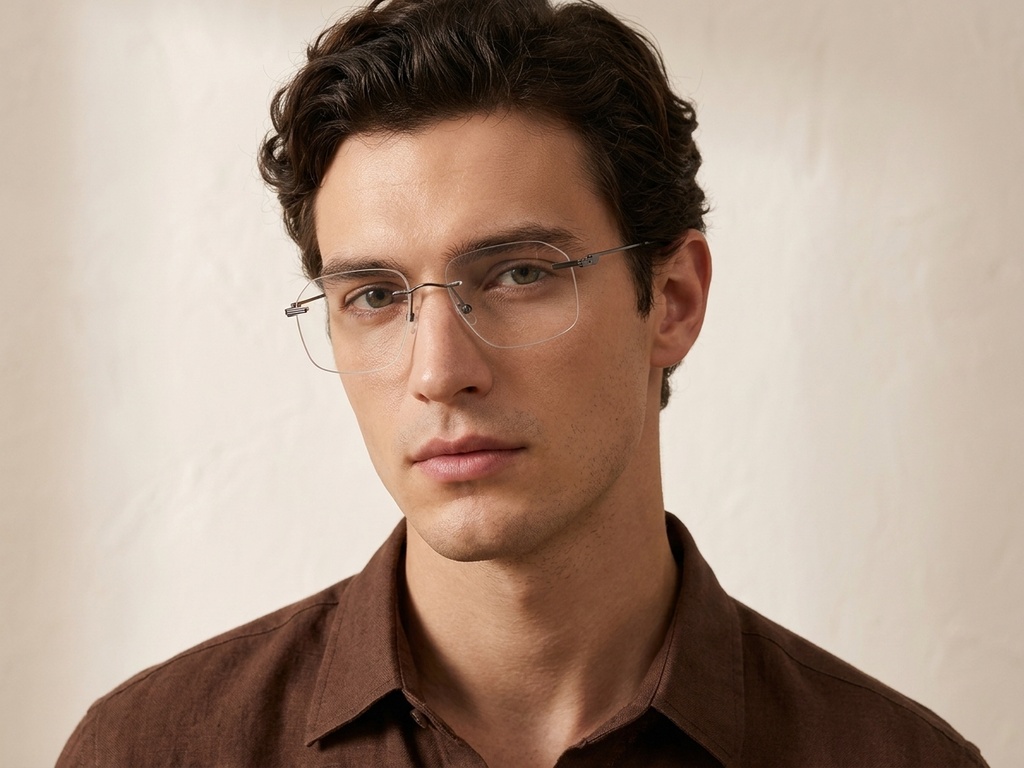 BS2012-2886_Grey_Invisible_Metal_Glasses-tryon_male