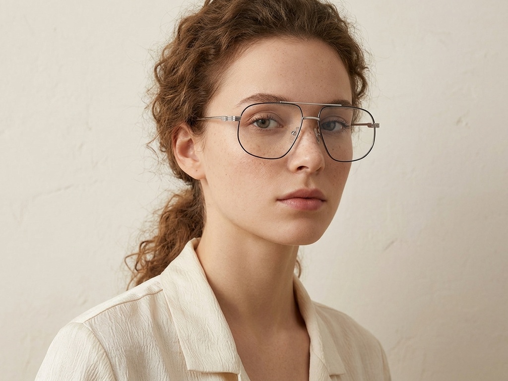 BS2012-2891_Black_Aviator_Metal_Glasses-tryon_female