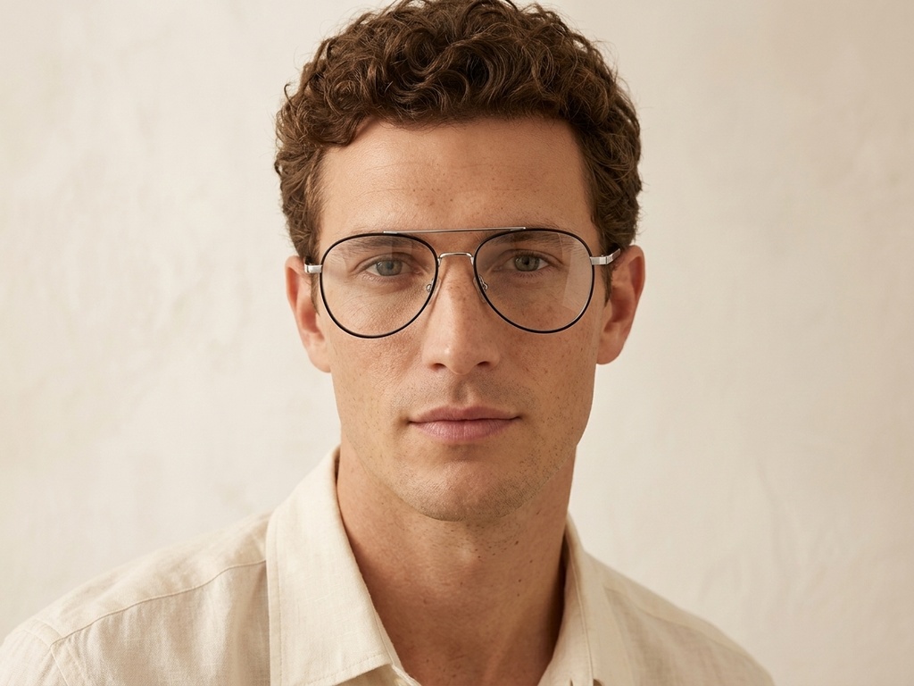 BS2012-2891_Black_Aviator_Metal_Glasses-tryon_male
