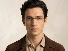 BS2012-2893_Black_Invisible_Metal_Glasses-tryon_male