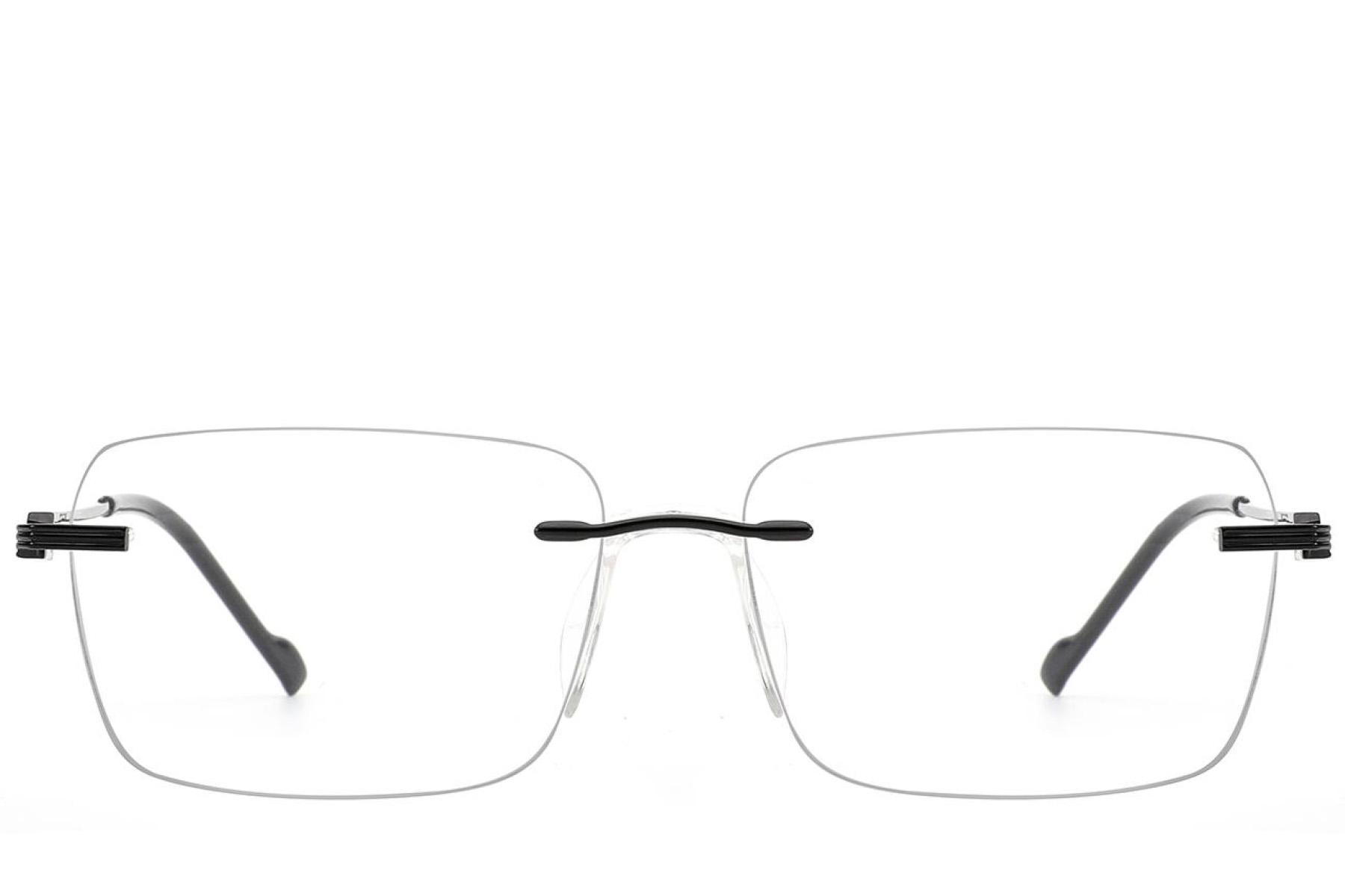 BS2012-2893_Black_Invisible_Metal_Glasses_front