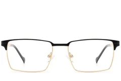 BS2012-2898_Black_Rectangular_Metal_Glasses_front