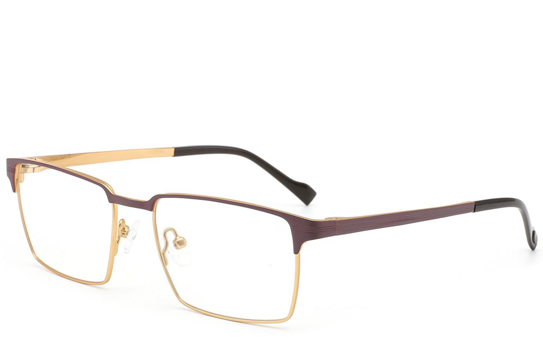 BS2012-2900_Brown_Rectangular_Metal_Glasses_corner