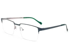 BS2012-2906_Green_Semi-rimless_Metal_Glasses_corner