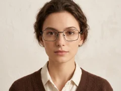 BS2012-2911_Black_Rectangular_Metal_Glasses-tryon_female
