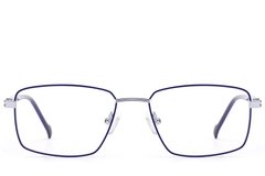 BS2012-2912_Blue_Rectangular_Metal_Glasses_front