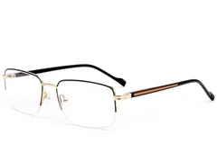 BS2012-2913_Black_Semi-rimless_Metal_Glasses_corner