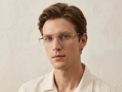 BS2012-2916_Golden_Semi-rimless_Metal_Glasses-tryon_male