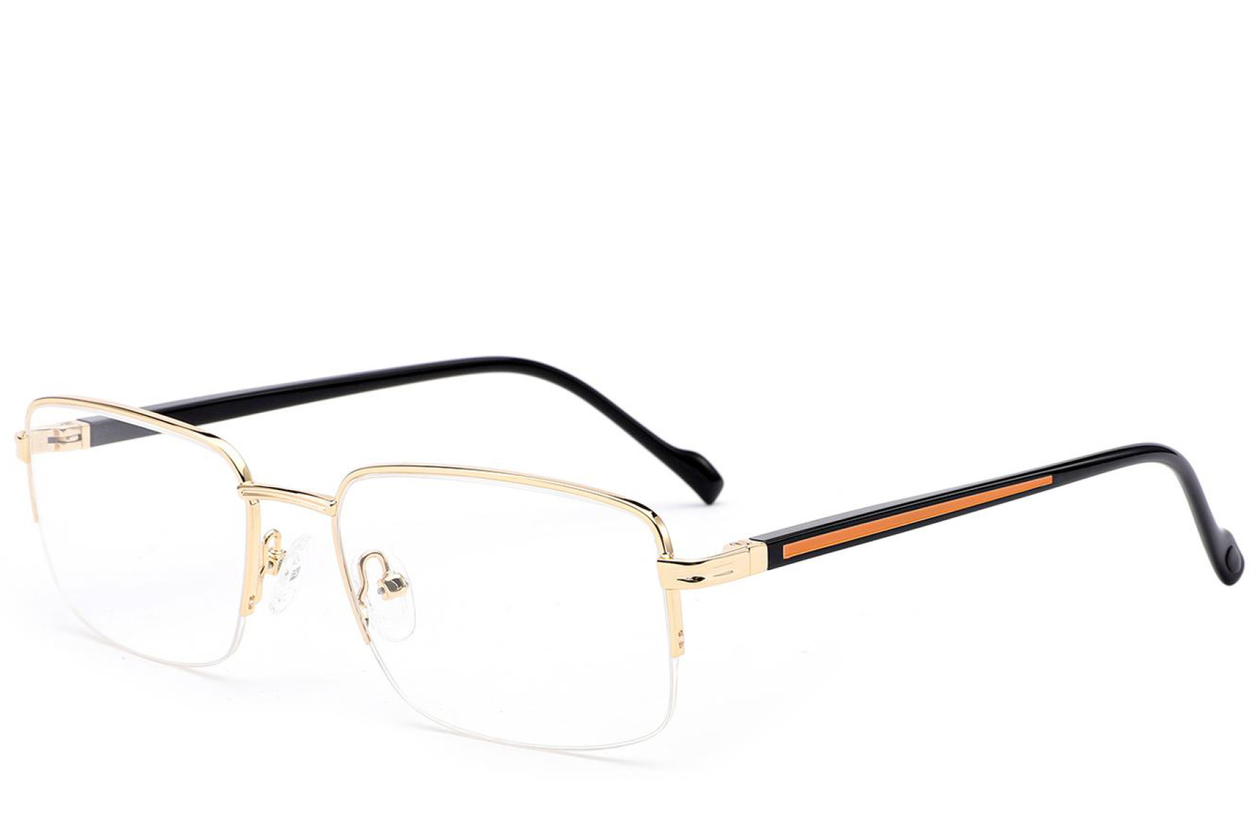 BS2012-2916_Golden_Semi-rimless_Metal_Glasses_corner