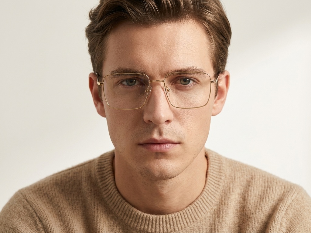 BS2012-2928_Golden_Rectangular_Metal_Glasses-tryon_male