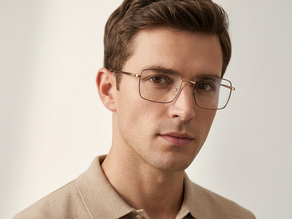 BS2012-2930_Brown_Rectangular_Metal_Glasses-tryon_male