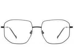BS2012-2933_Black_Geometric_Metal_Glasses_front