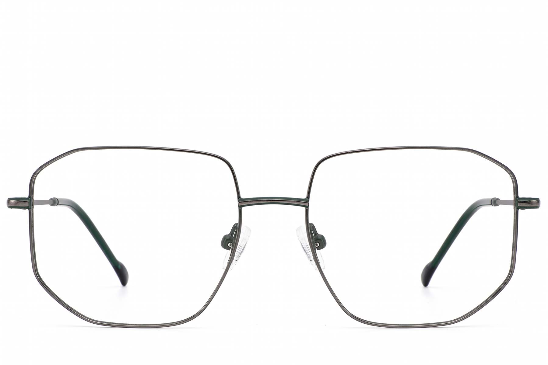 BS2012-2934_Green_Geometric_Metal_Glasses-front