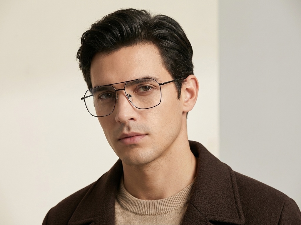 BS2012-2939_Black_Aviator_Metal_Glasses-tryon_male