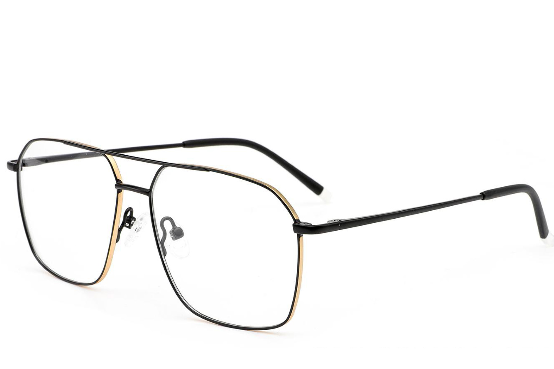 BS2012-2939_Black_Aviator_Metal_Glasses_corner