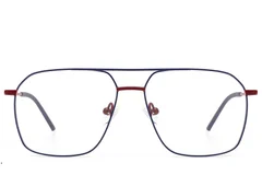 BS2012-2941_Blue_Aviator_Metal_Glasses_front