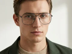 BS2012-2943_Green_Aviator_Metal_Glasses-tryon_male