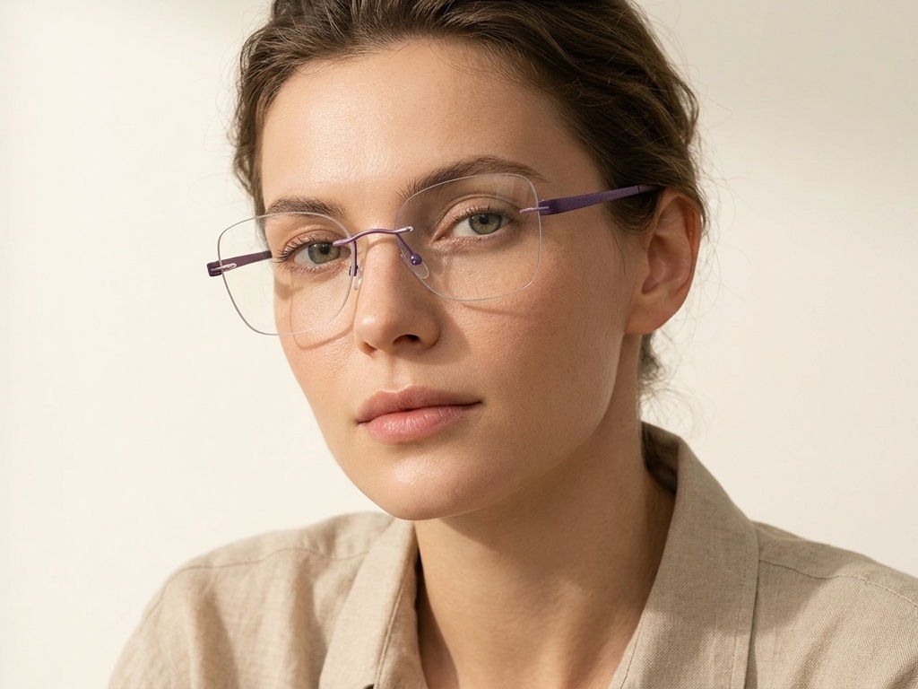 BS2012-2947_Purple_Invisible_Metal_Glasses-tryon_female