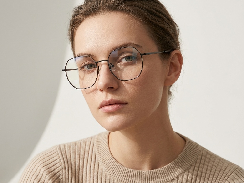 BS2012-2950_Black_Geometric_Metal_Glasses-tryon_female